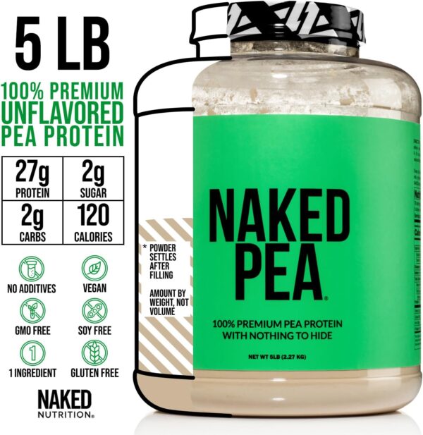 Naked Pea Unflavored Vegan Pea Protein Isolate - Image 2
