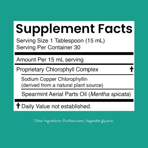 Nature's Sunshine Liquid Chlorophyll Extra Strength - Image 2
