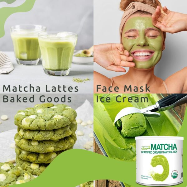 MATCHA DNA Certified Organic Matcha Green Tea Powder - Image 4