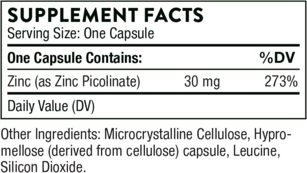 Thorne Zinc Picolinate - Image 2