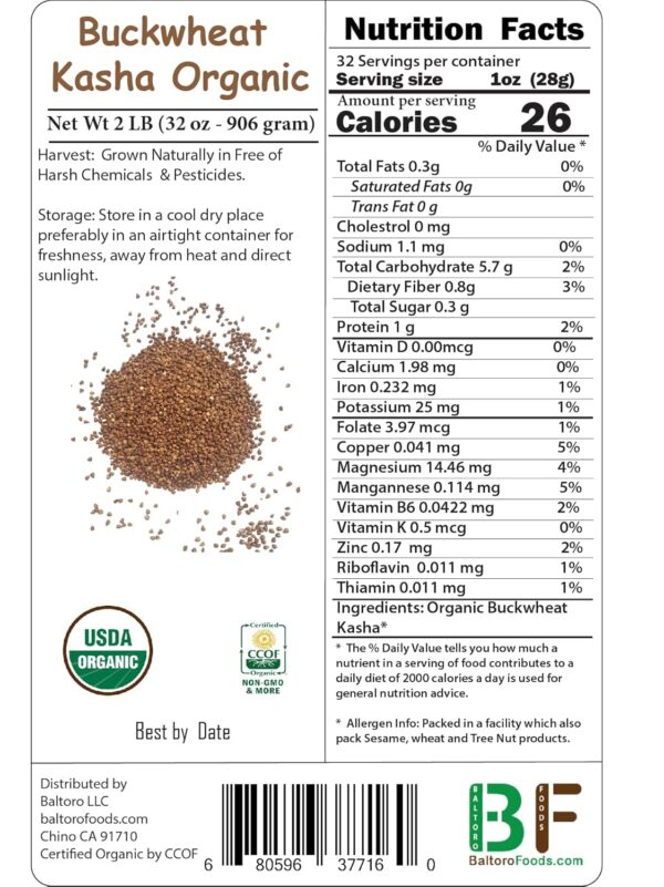 PRIMAL HARVEST Organic Buckwheat Kasha - Image 3