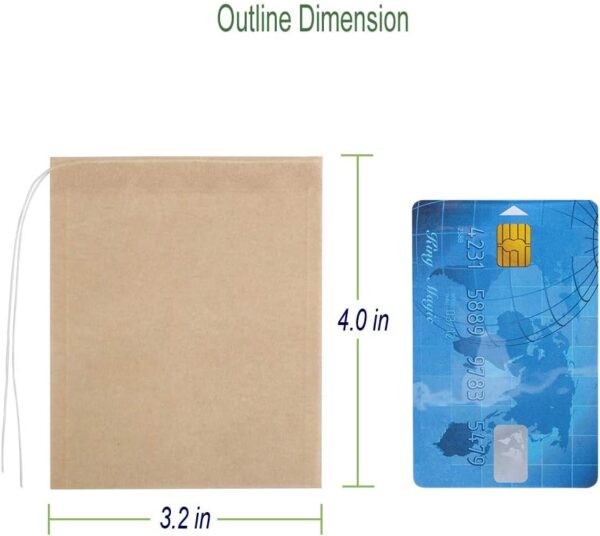 Eco-Fil Disposable Tea Filter Bags for Loose Tea - Image 6